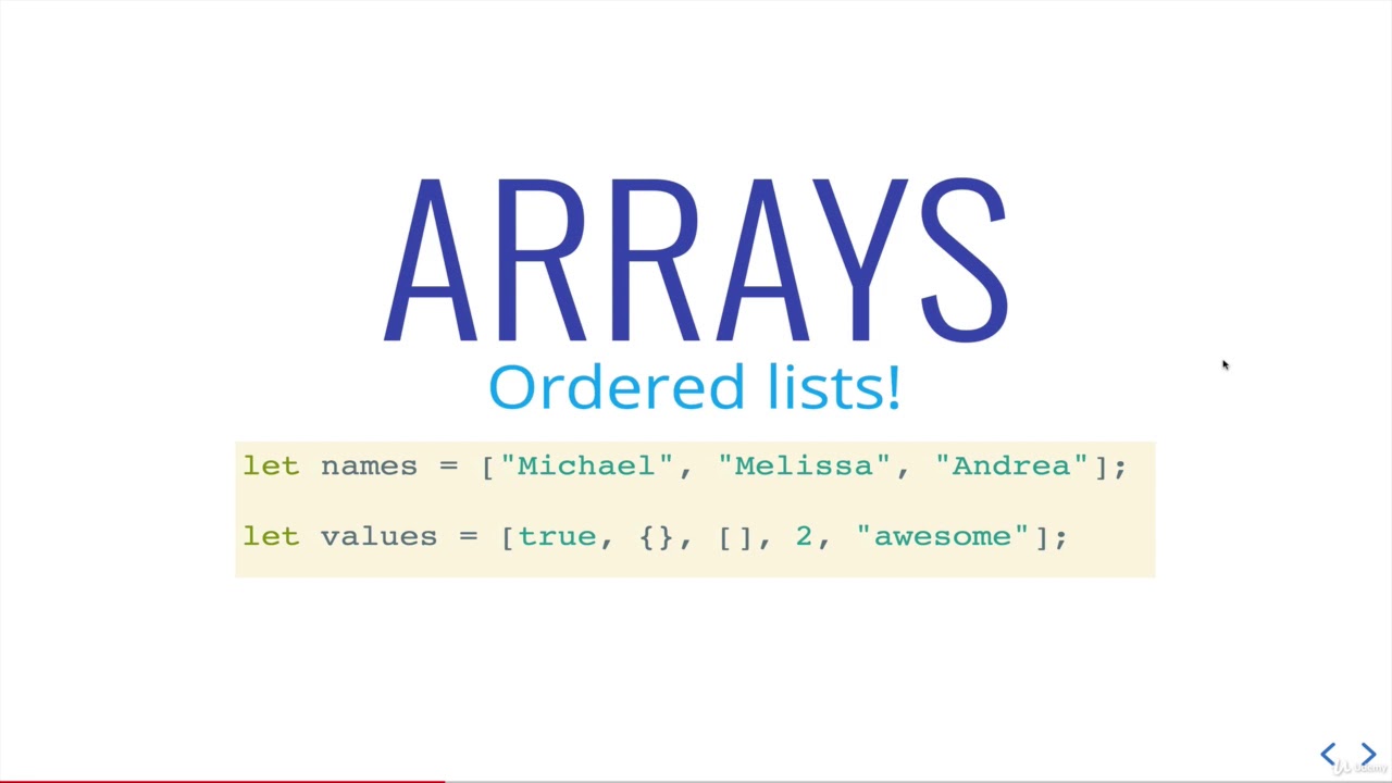 3. Arrays & Objects (2-6)(3) - YouTube
