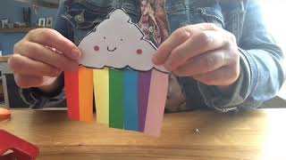 Day2 Rainbow Cloud Bookmark craft Net Worth