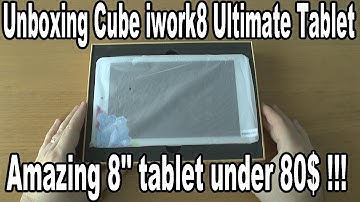 Unboxing Cube iwork8 Ultimate Tablet PC Intel Atom x5-Z8300 - Amazing 8