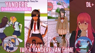 TOP 4 YANDERE FAN GAMES FOR ANDROID||DL++ screenshot 3