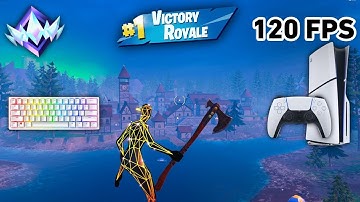 Fortnite Unreal Ranked Reload On PS5 | Keyboard & Mouse Gameplay | 120 FPS | 4K