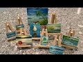 Miniature Oil Paintings for Dollhouse Decor