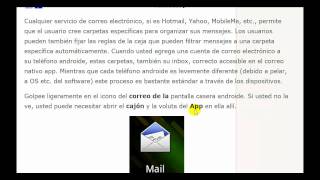 Tenga Acceso A Las Carpetas Del Email En El Androide