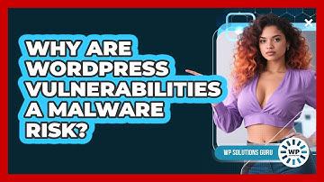 Why Are WordPress Vulnerabilities A Malware Risk? - WP Solutions Guru