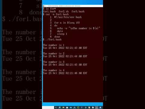 Linux Shell Script ‘For Loop’ Example 1