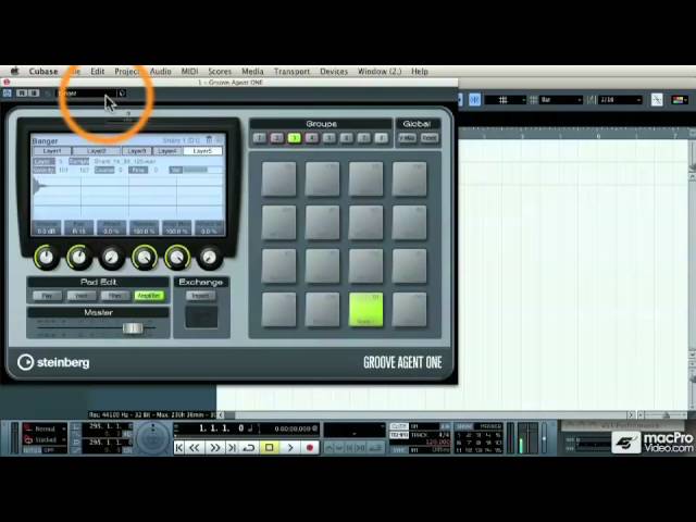 Snooze Waardeloos Kansen Cubase 5 First Look: Overview of Cubase 5 - 04. Groove Agent One - YouTube