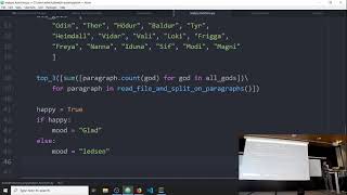 Föreläsning python  kmom10 med Andreas och Emil