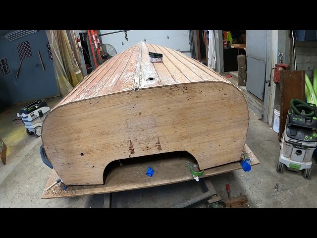 1957 15 Ft Lyman Runabout   Stripping Milestone 9 14 2021 Snake Mountain Boatworks LLC