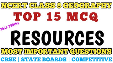 Best Mcq Class 8 Resources Full Chapter| NCERT Class 8 Geography Chapter 1 || NCERT MCQ #class8mcq