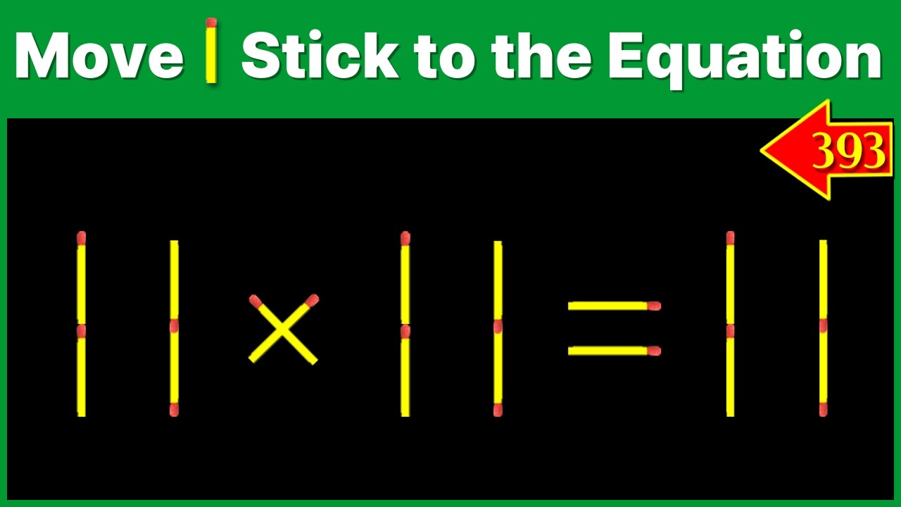 🔥성냥개비 문제 [#393]🔍11x11=11 식을 완성해 보세요! | 성냥개비퀴즈 | 시니어퀴즈 | 두뇌운동 | 치매예방