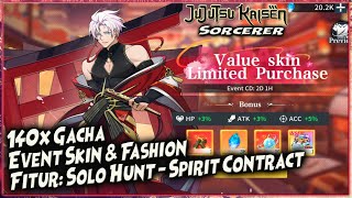 140x GACHA | EVENT SKIN & FASHION | FITUR: SOLO HUNT - SPIRIT CONTRACT 🔥 JUJUTSU KAISEN SORCERER