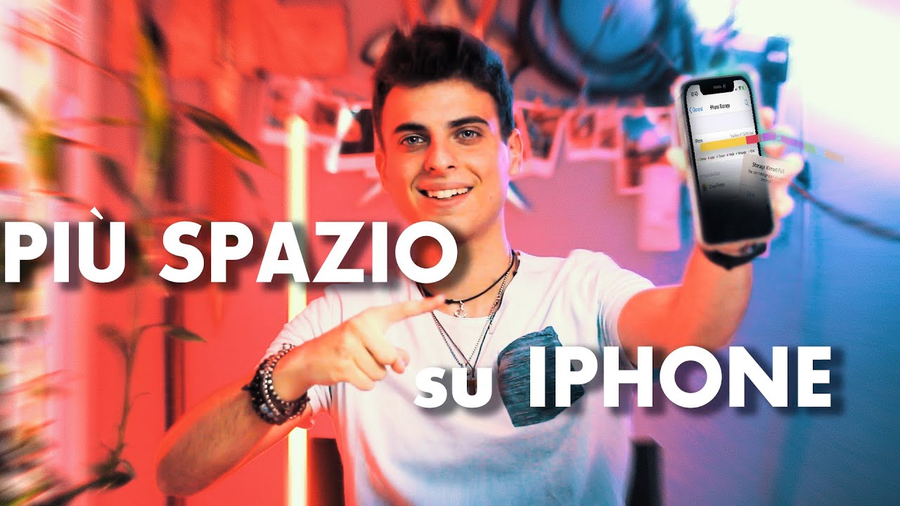 COME AVERE più SPAZIO su IPHONE GRATIS - YouTube