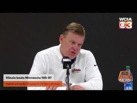 Illinois Basketball Postgame Press Conference Minnesota