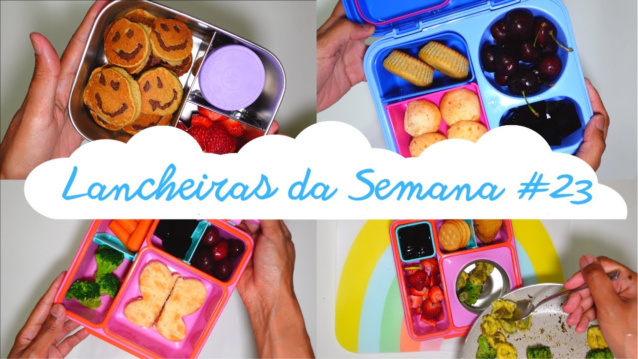 Lancheiras da semana #23 - Montando a lancheira escolar | Ideias para lanches e café da manhã