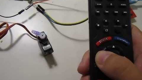 TivaC Hardware Support Package Demo - Control a R/C servo using IR remote