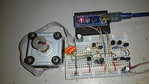 Epson EM-400 Stepper Motor, Transistor H-Bridge and Arduino