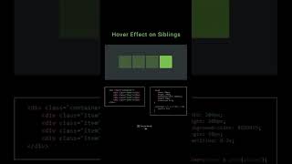 Hover Effect on Siblings