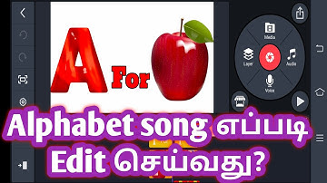 kinemaster video editing alphabet | kinemaster video editing tamil | YouTube vino