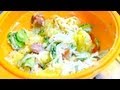 シリコンスチーマを使ったポテトサラダの賢い作り方  How to make potato salad using silicon steamer