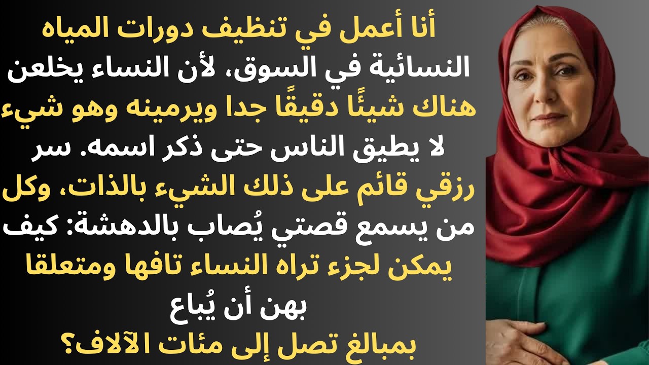 ذلك الشيء الذي تُلقيه النساء… وأعيشُ من بيعه｜قصة مؤثرة