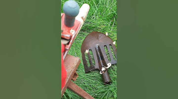 How to Replace and to Sharpen Shovel at Home
