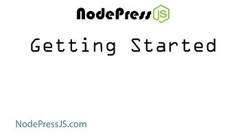 Getting Started With NodePress JS CMS