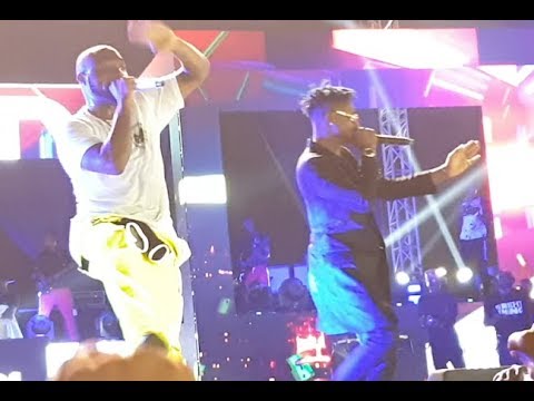Lil Kesh Storms On Stage To Surprise Davido As They Perform Together At His Concert