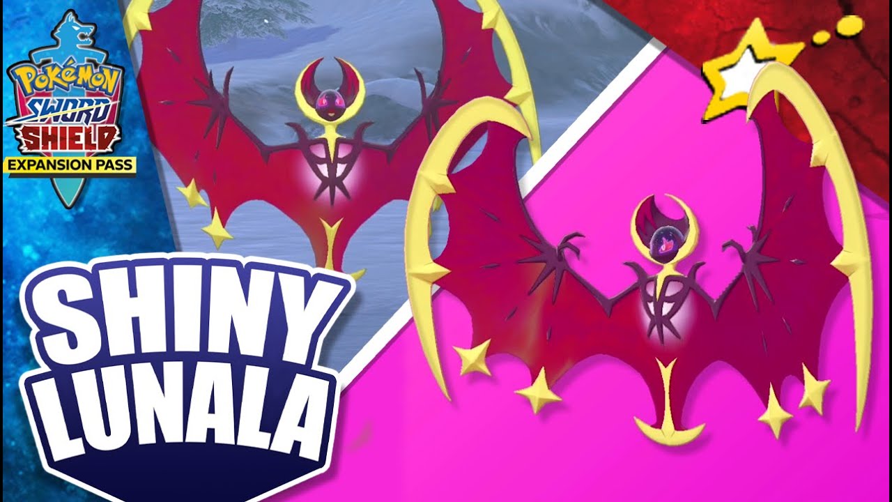 Shiny Lunala Event Pokemon for Pokemon For Sword & Shield on Switch