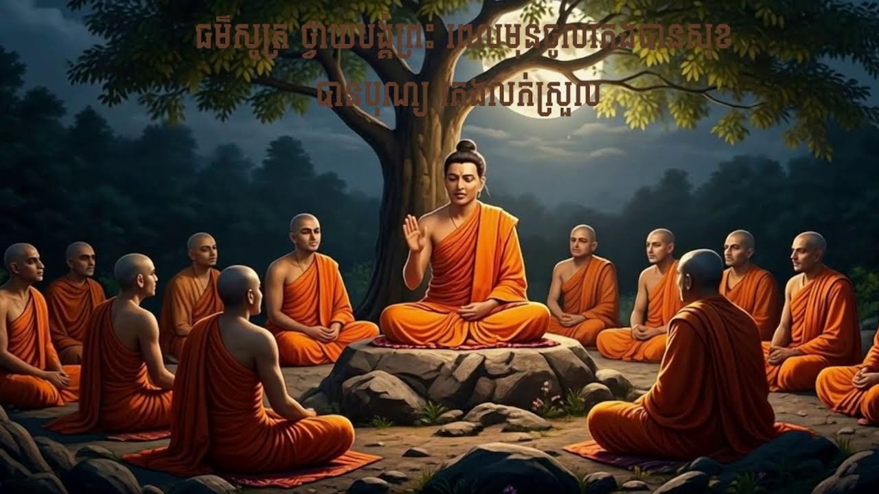 ធម៌សូត្រ ថ្វាយបង្គំព្រះ ពេលមុនចូលគេង បានសុខ ' បានបុណ្យ គេងលក់ស្រួល '