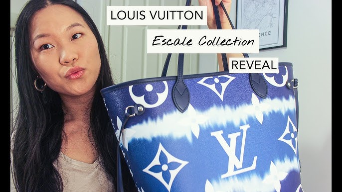 LOUIS VUITTON ESCALE NEVERFULL UNBOXING REVIEW MODELLING ❤ 