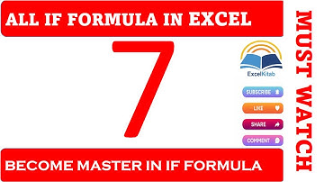 Become Excel Master With 7 Useful IF Formula Examples - Excel Formula and Functions - IF Function