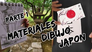 Materiales de Dibujo de Japón / ¿Que dibuje en Japón? / PARTE 1
