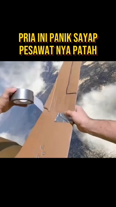 PRIA INI MELAKBAN SAYAO PESAWAT NYA YANG PATAH #alurceritafilm #film