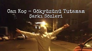 Can Koç - Gökyüzünü Tutamam Şarkı Sensei Resimi
