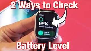 How to Check Remaining Battery Level  on All Apple Watches (2 Easiest Way) screenshot 1