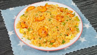 Easy Prawn Fried Rice Recipe | Easy Homemade Recipe ASMR