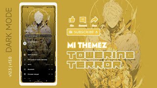 NEW THEME | TOWERING TERROR DARKMODE ONLY MIUI THEME FOR V12 V13 screenshot 4