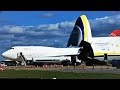 RARE! Antonov 124 + Boeing 747 at Doncaster Airport, 24/03/19