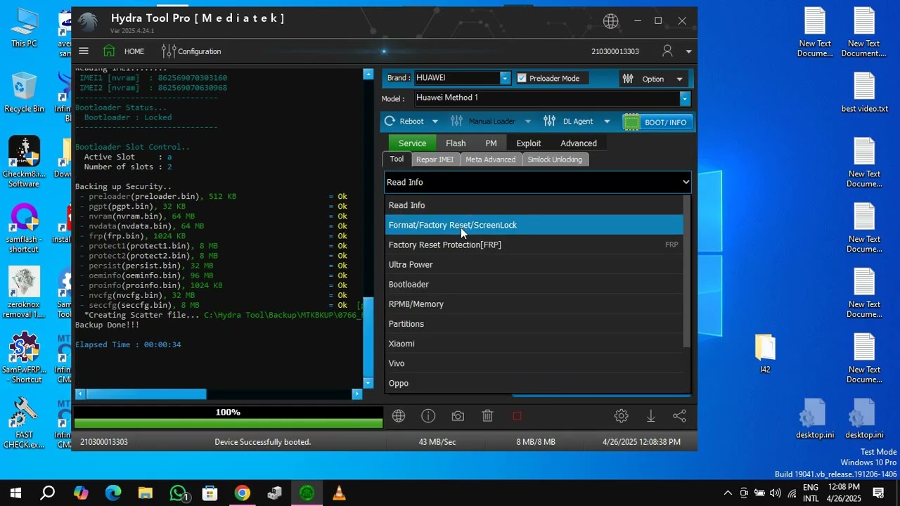 Honor X5 Plus FRP DONE HYDRA TOOL