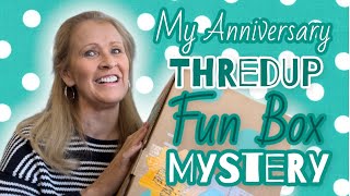 ThredUp Fun Box Happy Anniversary To Me!