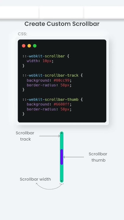 create custom scrollbar - YouTube