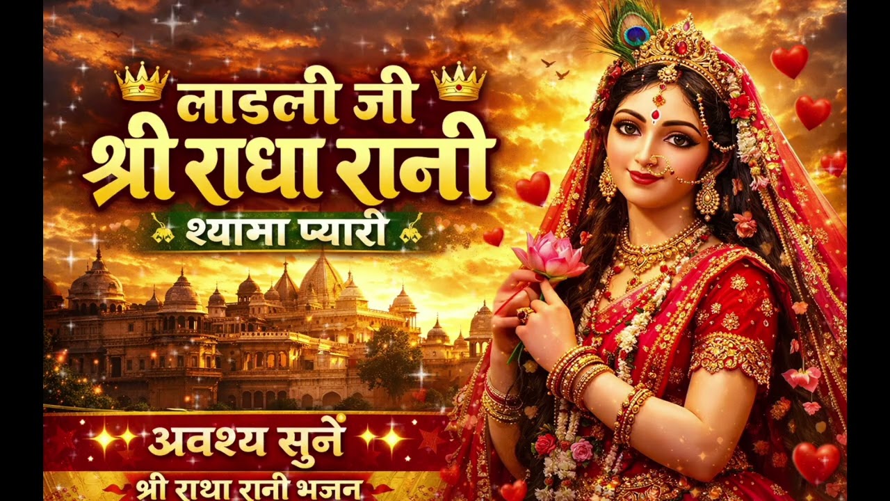 लाडली जी श्री राधा रानी || RADHA RANI JI KA PYARA SA BHAJAN || SHYAMA PYARI BHAJAN 