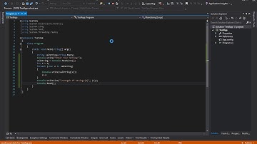 Find String Length without using Inbuilt Function in C#