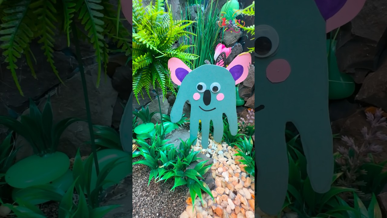 DIY Handprint Koala Craft 🐨 | Easy and Beautiful Paper Art for Kids   