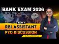 RBI Assistant PYQ Discussion | Previous Year Questions Explained | Banking Exam Preparation