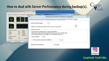 How to deal with #Server #Performance during #backup(s)