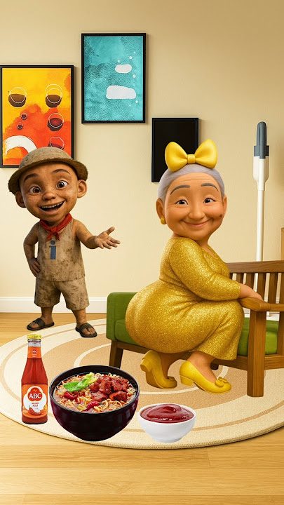 Ipin wants to buy Grandpa's snacks but... 😱⁉️ #upinipin #funny #animation #shorts