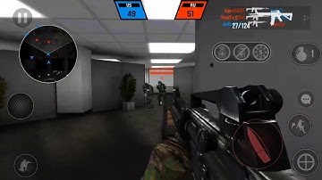 Bullet Force on galaxy s7. Using touch controls