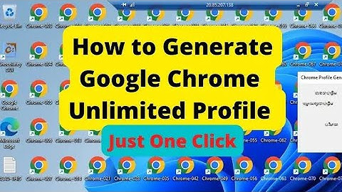 How to Generate Google Chrome Unlimited Profile | Just One Click |