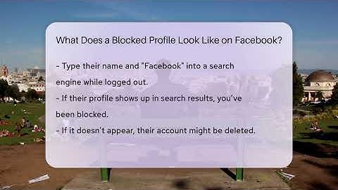 What Does a Blocked Profile Look Like on Facebook? - Everyday-Networking